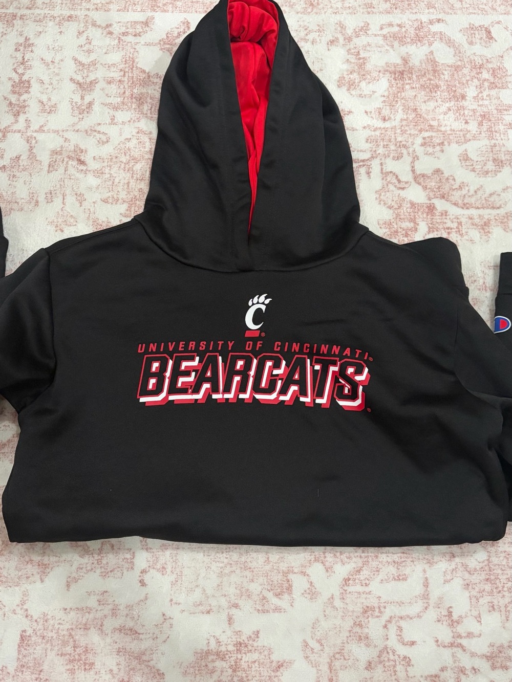 Champion Kids Black & Red University of Cincinnati Bearcats Hoodie
